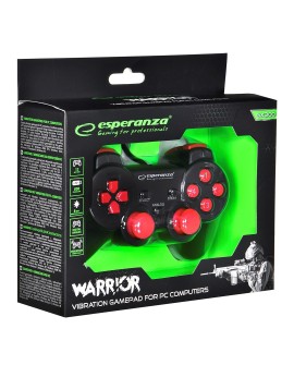 Gamepad Esperanza Warrior EGG102R (kolor czarny, kolor czerwony)