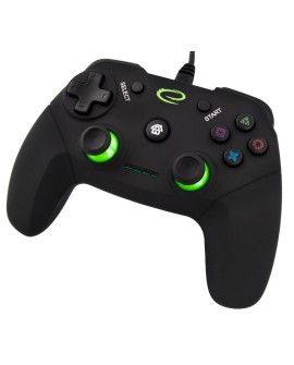 Gamepad Esperanza Vanquisher EGG110K (PC, PS3 kolor czarny, kolor zielony)