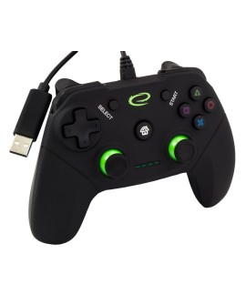 Gamepad Esperanza Vanquisher EGG110K (PC, PS3 kolor czarny, kolor zielony)