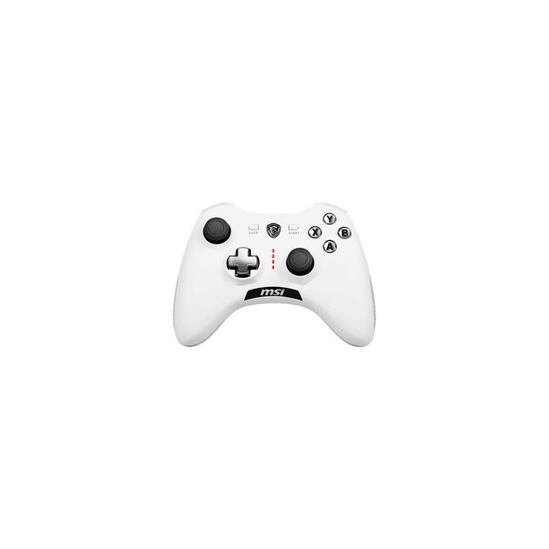 MSI Force GC20 V2 Biały USB 2.0 Gamepad Analogowa/Cyfrowa Android, PC