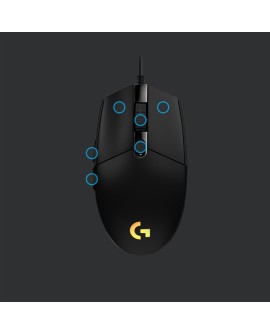 Logitech Mysz G203 Lightsync