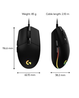 Logitech Mysz G203 Lightsync