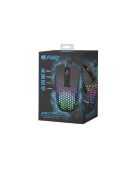 FURY MYSZ DLA GRACZY BATTLER 6400DPI PODŚWIETLENIE NFU-1654