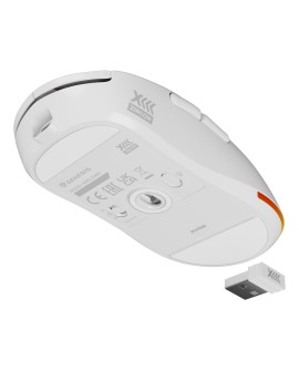 GENESIS Zircon XIII myszka Gaming Oburęczny RF Wireless + USB Type-C Optyczny 26000 DPI