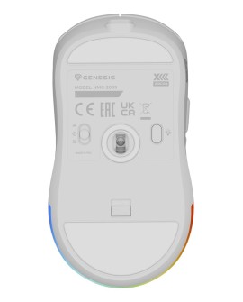 GENESIS Zircon XIII myszka Gaming Oburęczny RF Wireless + USB Type-C Optyczny 26000 DPI