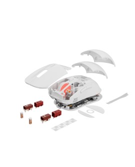 GENESIS Zircon XIII myszka Gaming Oburęczny RF Wireless + USB Type-C Optyczny 26000 DPI