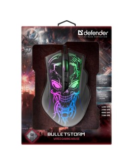 DEFENDER MYSZ PRZEWODOWA GAMINGOWA BULLETSTORM GM-928 OPTIC 7200 DPI 7P 52928