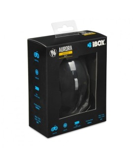 Mysz komputerowa IBOX Aurora A-1 IMOGS9031 (optyczna 2400 DPI kolor czarny)