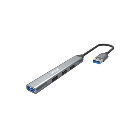 USB (3.0) hub 4-port, UH-ATC01, metalowy, Marvo, EOL
