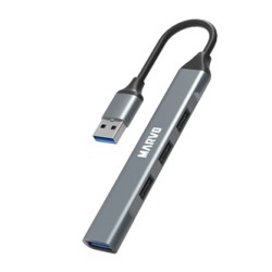 USB (3.0) hub 4-port, UH-ATC01, metalowy, Marvo, EOL