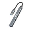 USB (3.0) hub 4-port, UH-ATC01, metalowy, Marvo, EOL
