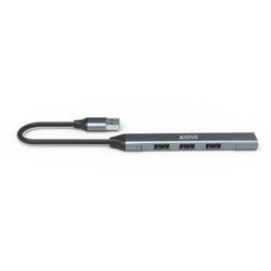 USB (3.0) hub 4-port, UH-ATC01, metalowy, Marvo, EOL