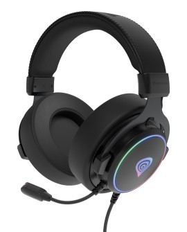 GENESIS NSG-2169 słuchawki/zestaw słuchawkowy Przewodowa Opaska na głowę Gaming USB Typu-A Czarny