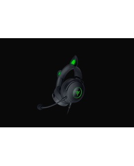 Razer Wired, Nauszne, Czarny, Zestaw słuchawkowy do gier, Kraken V2 Pro, Kitty Edition