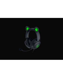 Razer Wired, Nauszne, Czarny, Zestaw słuchawkowy do gier, Kraken V2 Pro, Kitty Edition
