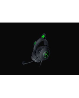 Razer Wired, Nauszne, Czarny, Zestaw słuchawkowy do gier, Kraken V2 Pro, Kitty Edition