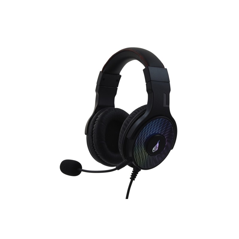 SureFire Harrier 360 Zestaw słuchawkowy Przewodowa Opaska na głowę Gaming USB Typu-A Węgiel