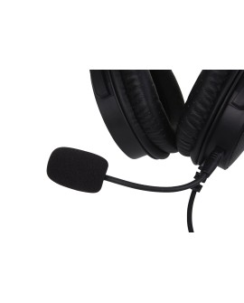 SureFire Harrier 360 Zestaw słuchawkowy Przewodowa Opaska na głowę Gaming USB Typu-A Węgiel