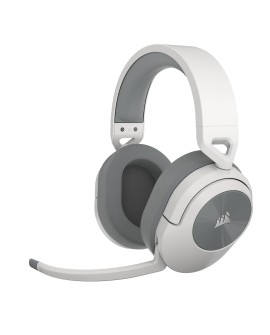 Corsair HS55 WIRELESS Zestaw słuchawkowy Bezprzewodowy Opaska na głowę Gaming Bluetooth Biały