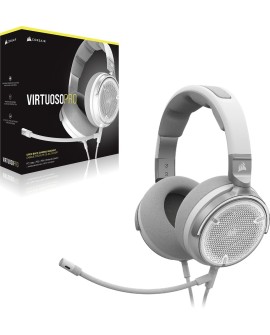 Corsair VIRTUOSO PRO Zestaw słuchawkowy Przewodowa Opaska na głowę Gaming Biały