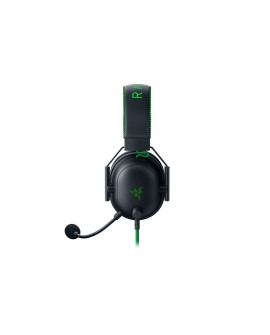 Wieloplatformowy zestaw słuchawkowy Razer BlackShark V2 Special Edition, nauszny, mikrofon, czarny/zielony, przewodowy, tak
