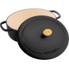 Garnek żeliwny owalny BALLARINI BELLAMONTE 75003-546-0 - 5,5 ltr czarny