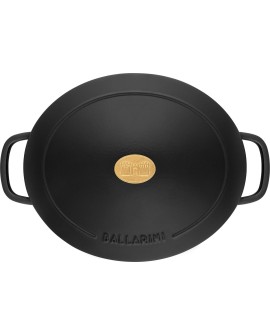 Garnek żeliwny owalny BALLARINI BELLAMONTE 75003-546-0 - 5,5 ltr czarny