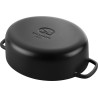 Garnek żeliwny owalny BALLARINI BELLAMONTE 75003-546-0 - 5,5 ltr czarny