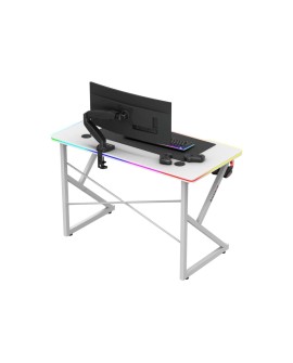 Biurko gamingowe Huzaro Hero 1.7 RGB White