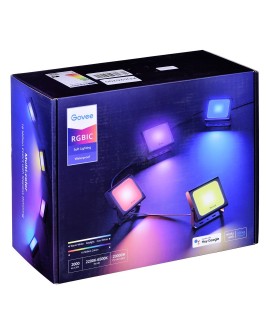 Govee H7060 Naświetlacze LED RGBICWW, IP65, Bluetooth, Wi-Fi
