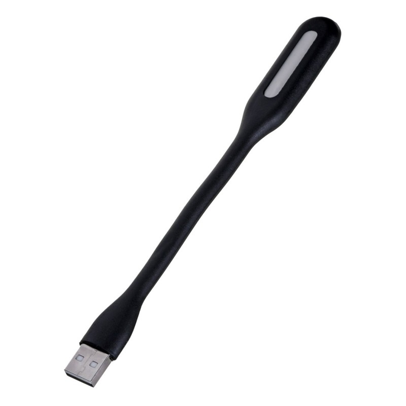 Activejet Lampka do komputera USB LED, do czytania. Napięcie 5V. Moc 1.2W. Materiał PVC. Rozmiar produktu 17018.59mm. Czarna.