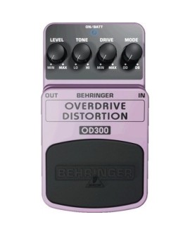 Behringer OD300 pedał z efektami Fioletowy, Czarny