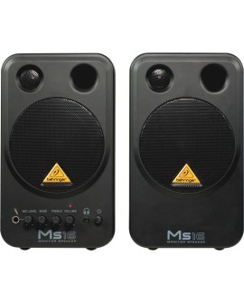 Behringer MS16 głośnik 2-drożny Czarny Przewodowa 16 W