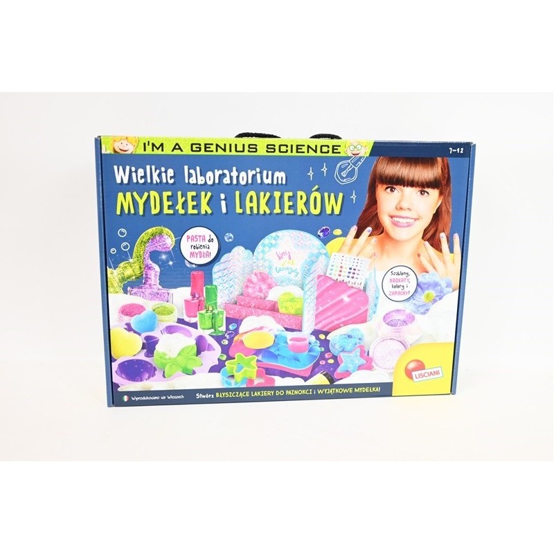 Lisciani wielkie laborat.mydełka/lakiery PL103133