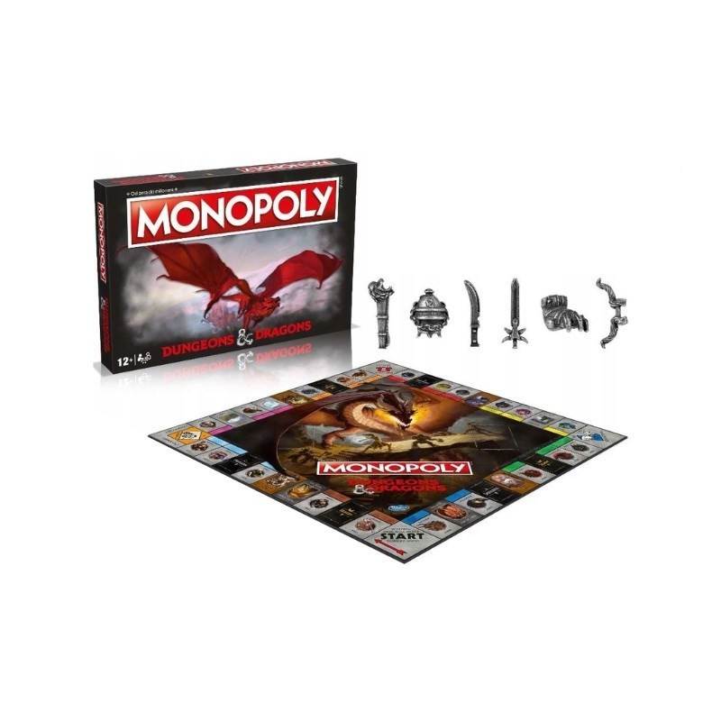 PROMO Monopoly Dungeons & Dragons WINNING MOVES