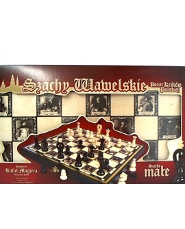 Szachy małe królewskie 35cm. MAGIERA