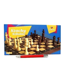 Szachy szkolne 29cm. MAGIERA