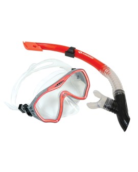 Schildkröt Funsports 940012 maska do nurkowania Czarny, Czerwony, Przezroczysty Dorosły
