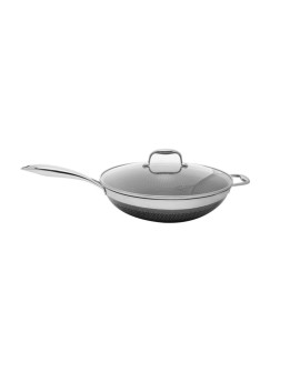 Wok z powłoką DIAMOND Kohersen Black Cube z pokrywką (32 cm 5,1l)