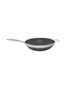 Wok z powłoką DIAMOND Kohersen Black Cube z pokrywką (32 cm 5,1l)