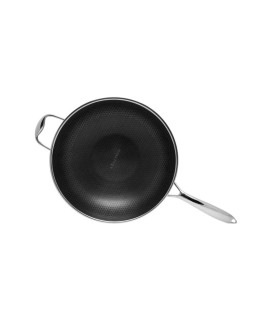 Wok z powłoką DIAMOND Kohersen Black Cube z pokrywką (32 cm 5,1l)