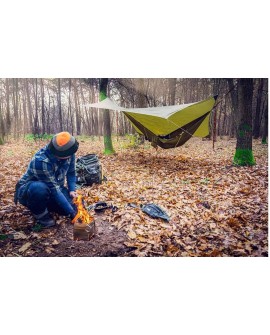 Hamak z moskitierą Neo Tools 330 x 140 cm zestaw