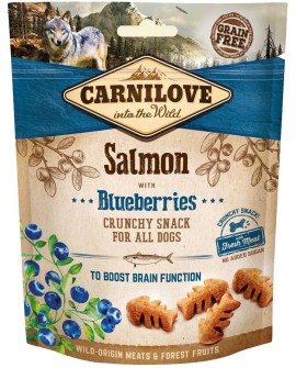 CARNILOVE Fresh Crunchy Łosoś z borówkami - przysmak dla psa - 200 g