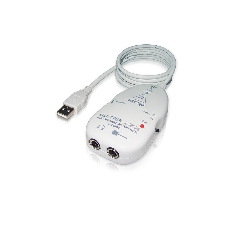 Behringer Guitar link UCG102 kabel audio 2 x 3.5mm Biały