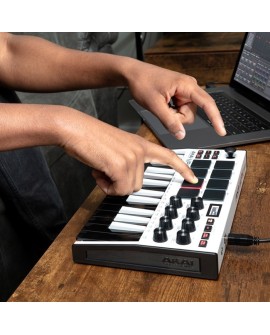 AKAI MPK MINI 3 WHITE - Mini klawiatura sterująca