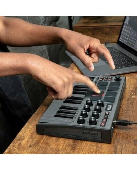 AKAI MPK MINI 3 GREY - Mini klawiatura sterująca