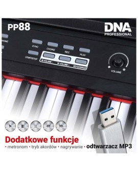 DNA PP 88 pianino cyfrowe pełnowymiarowe keyboard