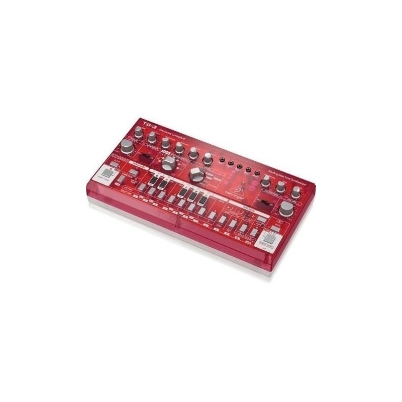 Behringer TD-3-SB Syntezator linii basowej czerwony przeźroczysty