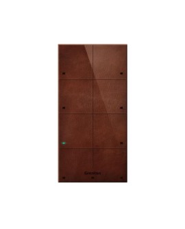 Grenton Panel dotykowy/ 8 pól dotykowych/ TF-Bus/ ciemny, wykonany z naturalnej skóry front