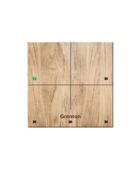 Grenton Panel dotykowy/ 4 pola dotykowe/ TF-Bus/ jasny drewniany front